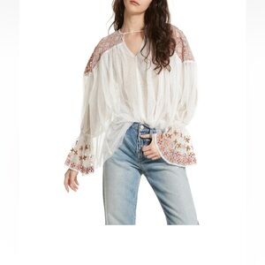 FREE PEOPLE TOP CHIFFON TOP